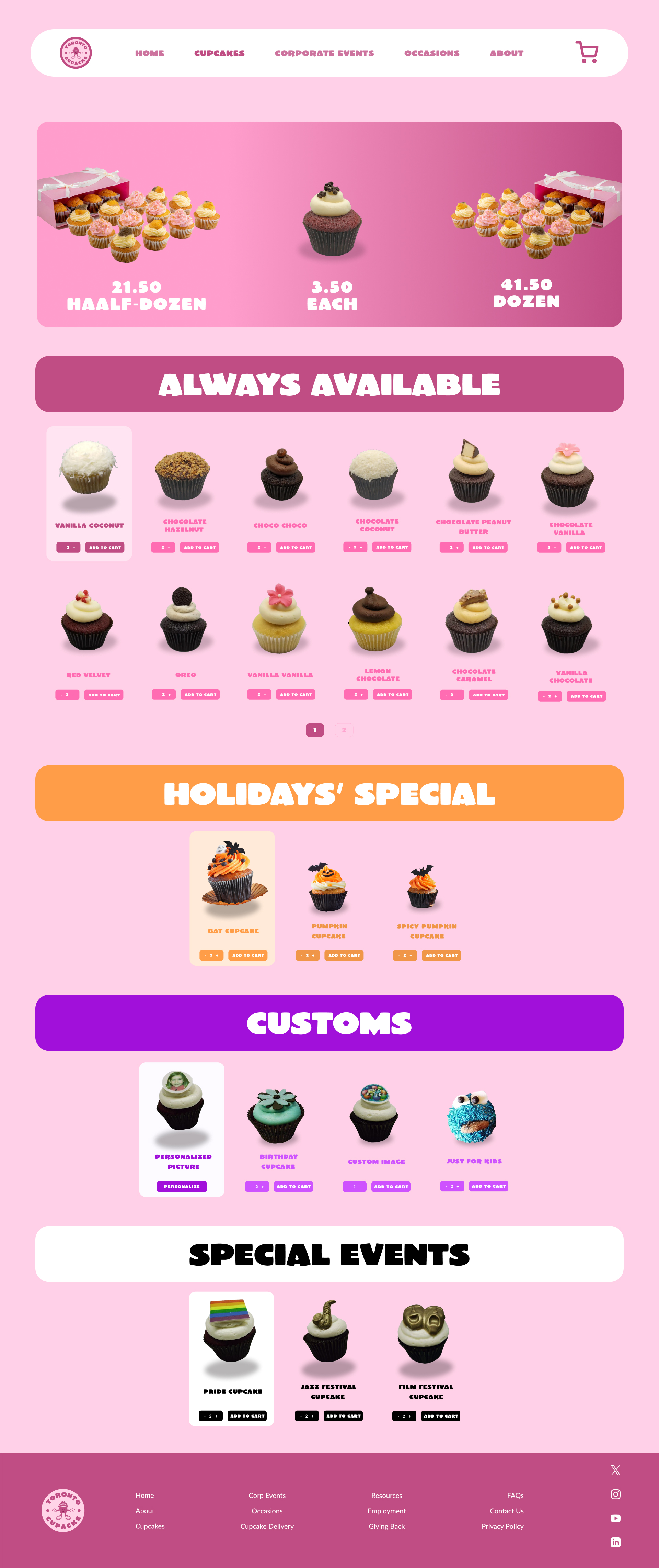 Desktop Products Page